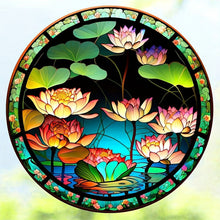 Load image into Gallery viewer, Diamond Painting Sale - 30x30cm/11.8inx11.8in Lotus Flower
