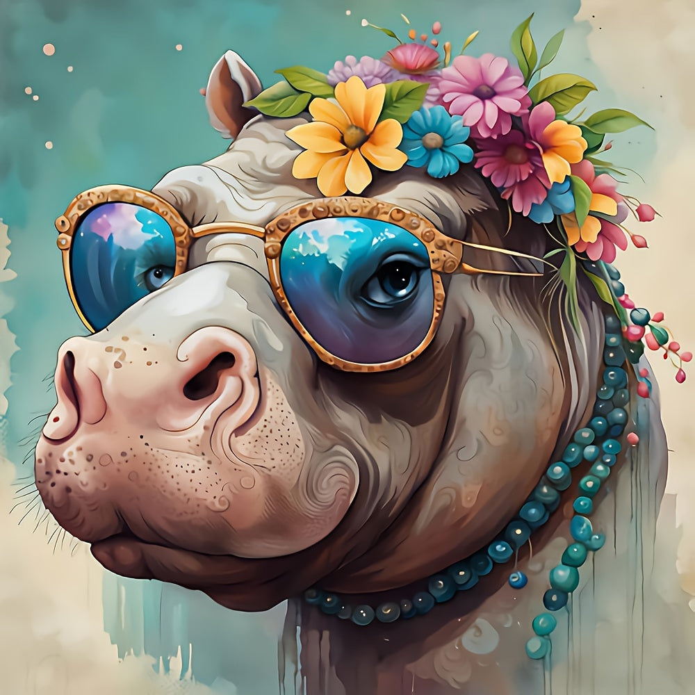 Fashionable Mr. Hippo