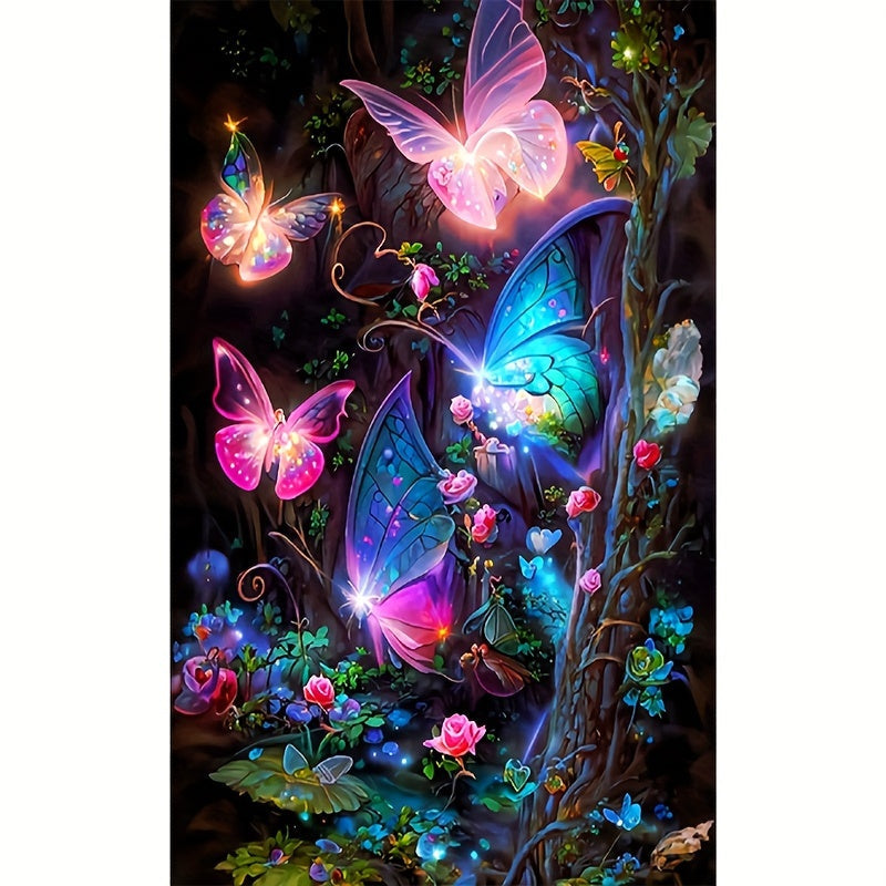 For Beginners Jungle Landscape Rose Insect Butterfly