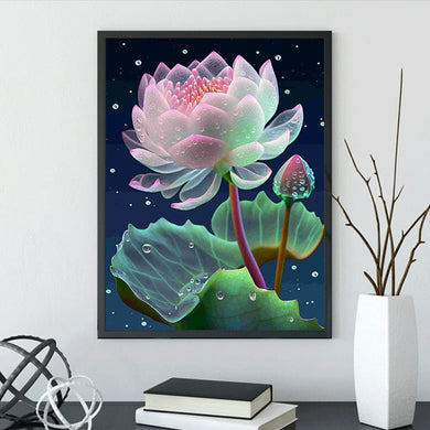 Lotus Fantasy Landscape Diamond Painting New ADP9404
