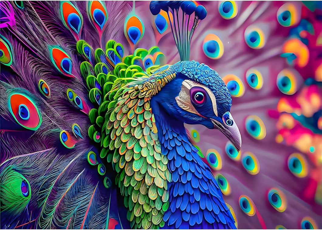 Peacock in Full Bloom