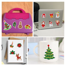 Load image into Gallery viewer, 21 pcs Christmas DIY Stickers Diamond Painting Kits
