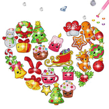 Load image into Gallery viewer, 24pcs Christmas Stickers Diamond Art
