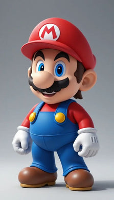 Super Mario Figurine Diamond Painting Character Art Craft Kit - DIY diamond painting artwork showcasing vibrant details and colors
