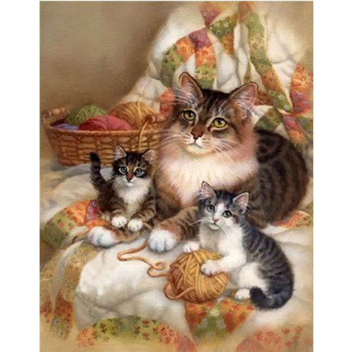Diamond Painting Pictures Of Cats