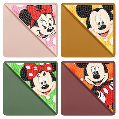 2023 New Creative Disney 5d Diamond Painting Bookmark Mickey Minnie Bag Corner Bookmark Diy Gift