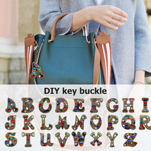 Load image into Gallery viewer, 26 English Letter Keychain Pendant DIY Kits
