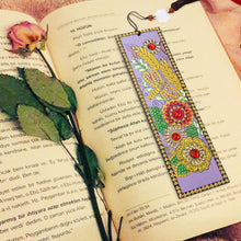 Load image into Gallery viewer, Flower Leather Tassel Bookmark
