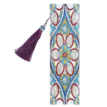 Load image into Gallery viewer, Flower Leather Tassel Bookmark
