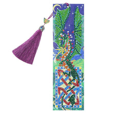 Load image into Gallery viewer, Dragon Leather Tassel Bookmark
