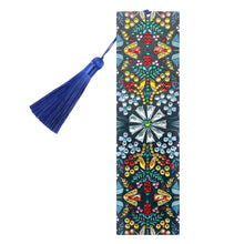 Load image into Gallery viewer, Mandala Leather Tassel Bookmark
