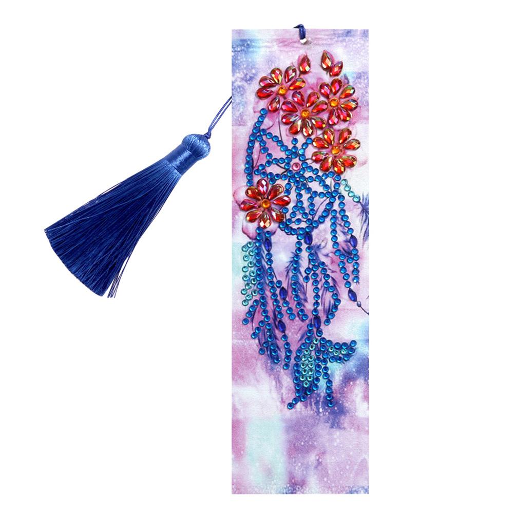 Special Shaed Leather Bookmark with Tassel Book Logo