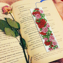Load image into Gallery viewer, Special Shape Leather Rose Bookmark Tassel
