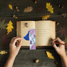 Load image into Gallery viewer, Bookmark Leather Tassel Book Mark
