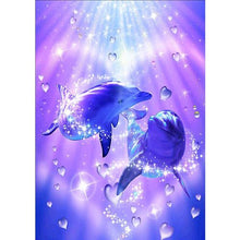Load image into Gallery viewer, Dolphin Diamond Painting
