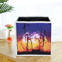Load image into Gallery viewer, Storage Box - PU Leather Household Organizer Case Moon
