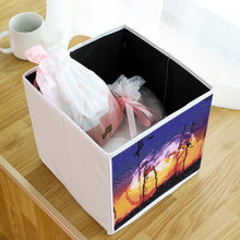 Load image into Gallery viewer, Storage Box - PU Leather Household Organizer Case Moon
