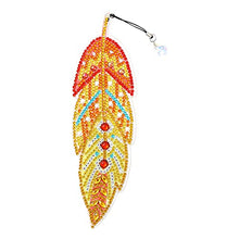 Load image into Gallery viewer, 5D DIY Diamond Painting Bookmarks Handmade Creative Leaf Bookmarks for Books Special-Shaped Drill Art Craft New Year Gifts for Students
