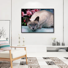Load image into Gallery viewer, Quiet Cat Ornaments - 5D Diamond Painting Kit - 40x30cm
