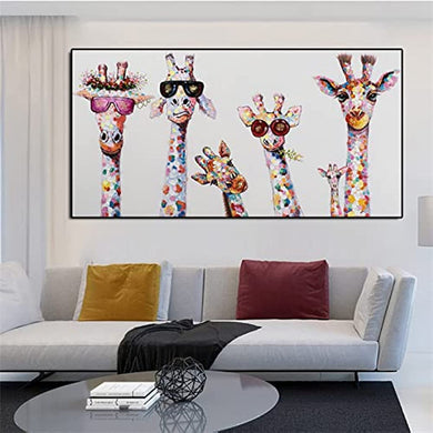 Giraffes Family Diamond Art for Adults