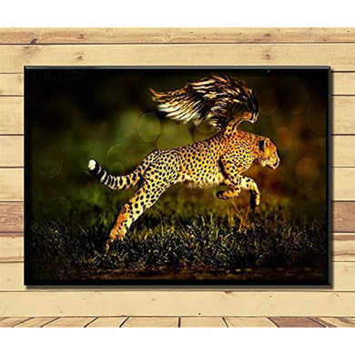 Flying Leopard with Wings DIY Full Drill Diamond Art Painting