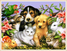 Load image into Gallery viewer, Diamond Painting Cat Dog
