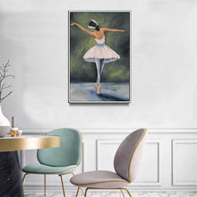 Load image into Gallery viewer, 5D Diamond Painting Ballet Girl Dancer Back View

