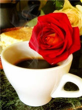 Load image into Gallery viewer, Diamond Painting Kits Rose Coffee Cup

