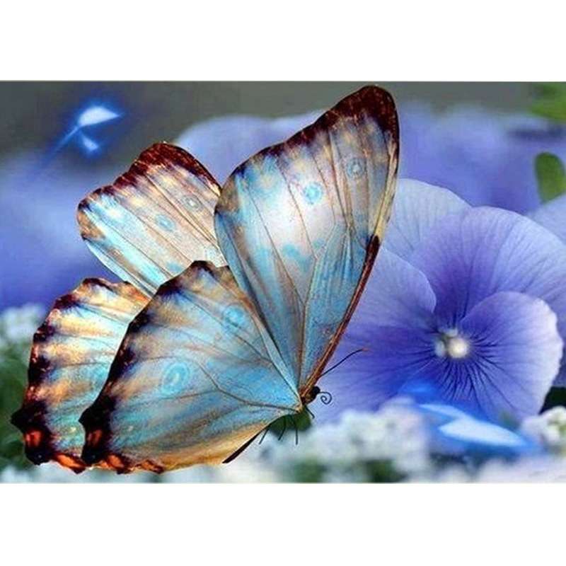 5D Diamond Painting Fantasy Colorful Butterfly