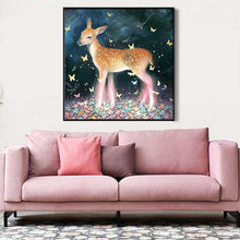 Load image into Gallery viewer, 5D Diamond Painting Fawn Butterflies
