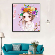 Load image into Gallery viewer, 5D Diamond Painting Flower Fairy Diamond Embroidery
