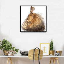 Load image into Gallery viewer, 5D Diamond Painting Lion Girl
