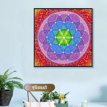 Load image into Gallery viewer, 5D Diamond Painting Mandala Flower Pattern
