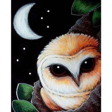 Load image into Gallery viewer, 5D Diamond Painting Starry Sky Owl
