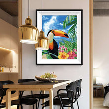 Load image into Gallery viewer, 5D Diamond Painting Wavy Flower Tree Bird
