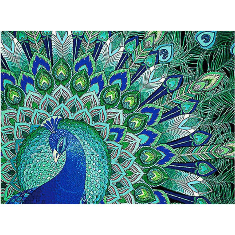 Peacock-5D Diamond Painting Kits-40x30cm