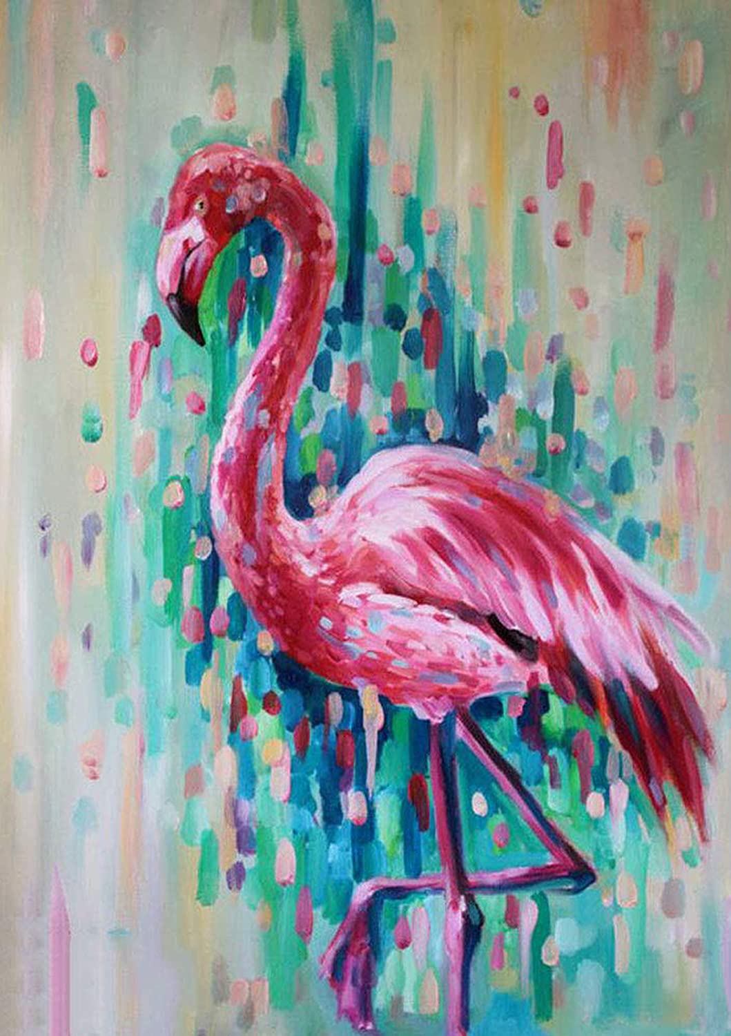 Flamingo-5D Diamond Painting Kits-30x40cm