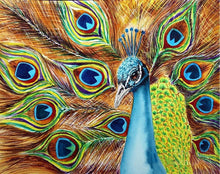 Load image into Gallery viewer, Peacock-5D Diamond Painting Kits-40x30cm
