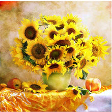 Load image into Gallery viewer, Sunflower Vase-5D Diamond Painting Kits-30x30cm
