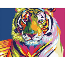 Load image into Gallery viewer, Diamond Painting Colorful Tiger
