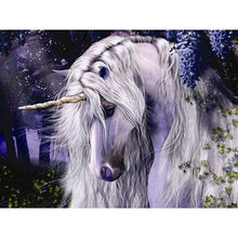 Load image into Gallery viewer, Diamond Painting White Unicorn
