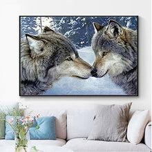 Load image into Gallery viewer, Diamond Painting Snow Wolf
