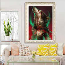 Load image into Gallery viewer, Diamond Painting Black Wolf
