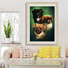 Load image into Gallery viewer, Diamond Painting Black Dog Animal
