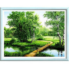 Load image into Gallery viewer, Diamond Painting Nature Bridge
