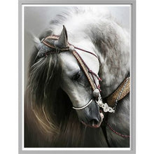 Load image into Gallery viewer, Diamond Painting Horse White
