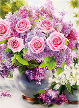 Load image into Gallery viewer, Diamond Painting Kits Pink Rose
