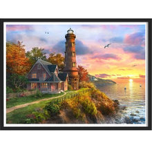 Load image into Gallery viewer, Diamond Painting Sunset Landscape
