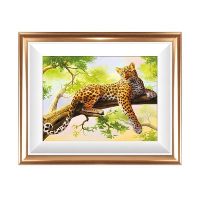 Diamond Painting Colorful Leopard