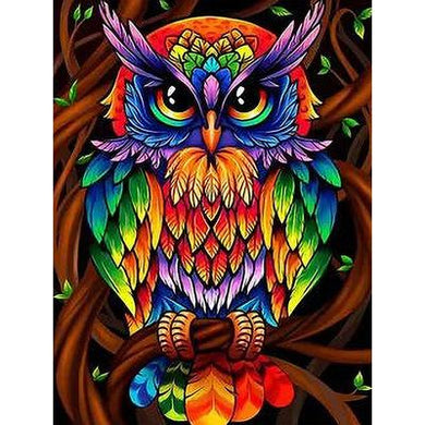 Diamond Painting Colorful Owl